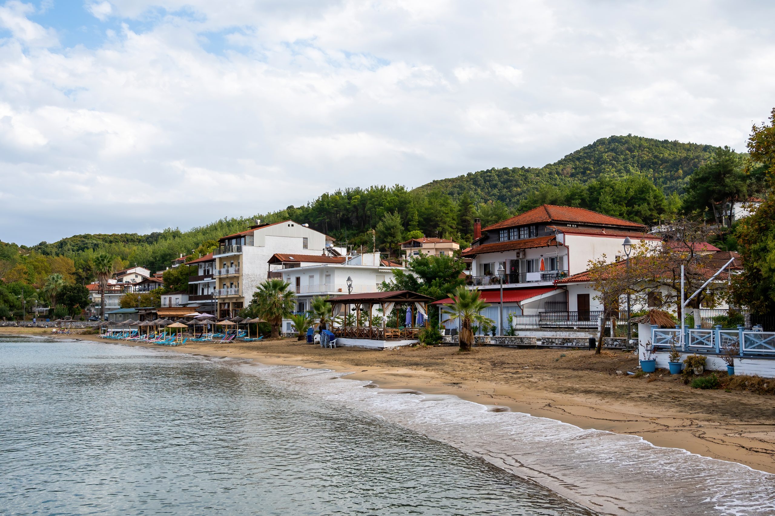 Aegean sea cost in Olympiada, Greece Aegean sea cost in Olympiada, Greece